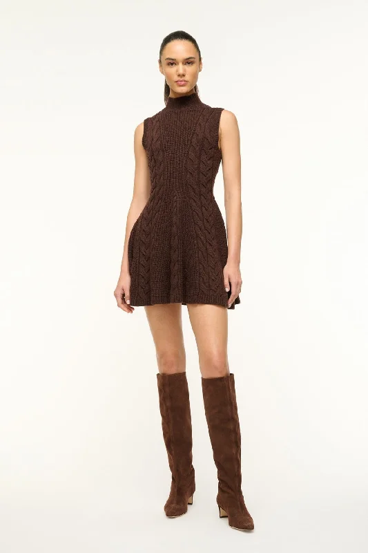 CHARADE DRESS | DARK CHOCOLATE