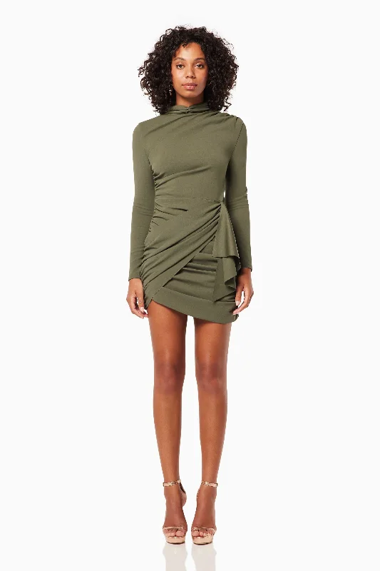 Elliatt Entertain Dress - Olive