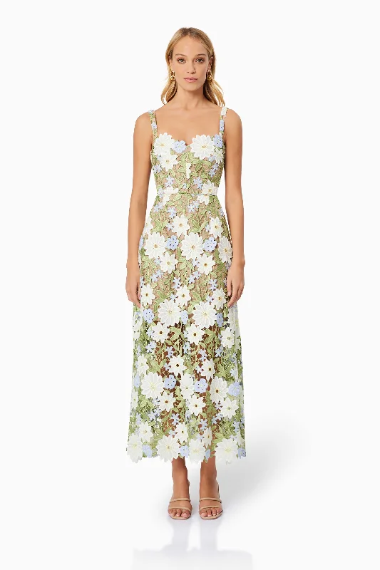 Elliatt Flora Midi Dress - Multi