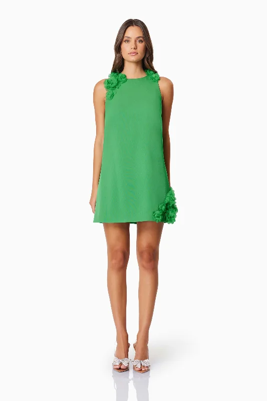 Elliatt Valeria Day Dress - Green