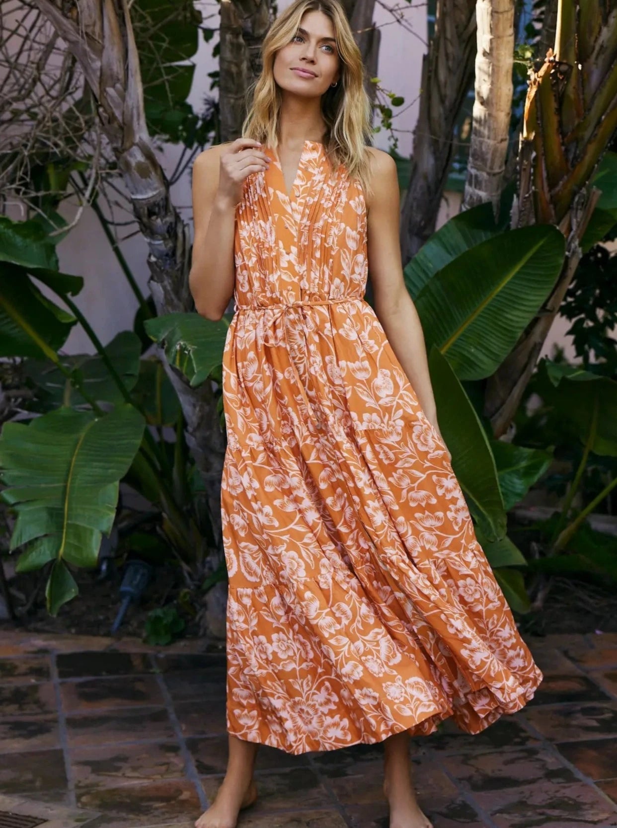 Hilde Dress in Sicilian Blossoms