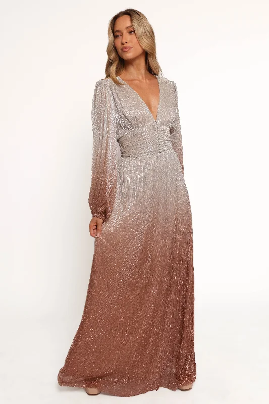 Jovie Maxi Dress - Starlight Bronze