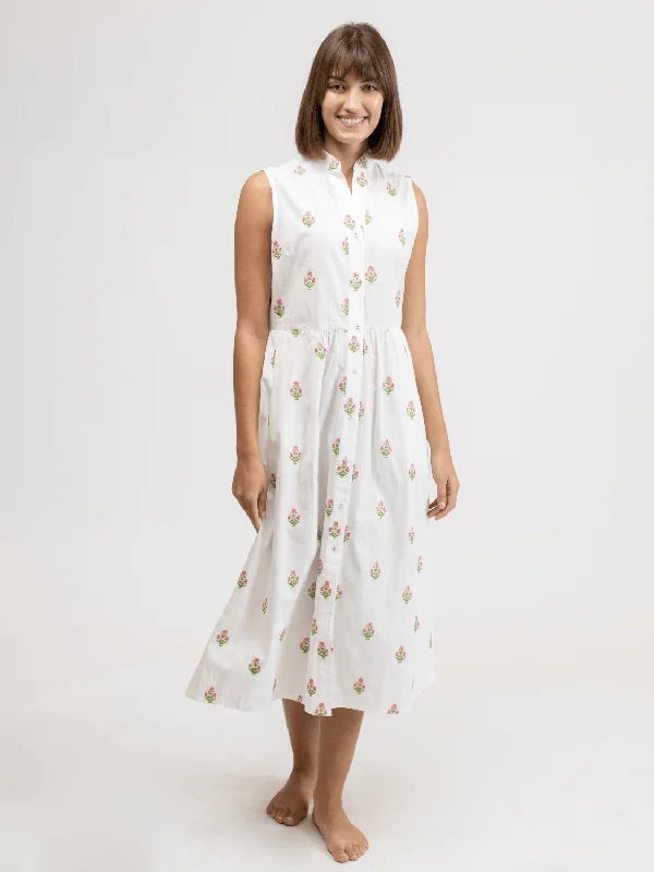 The Emily Dress | Petite Pink Floral