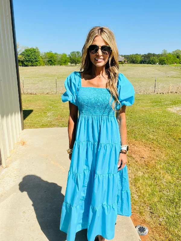 AQUA BREEZE DRESS-SUMMER SALE