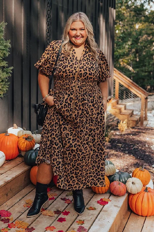 Concrete Jungle Leopard Midi Curves