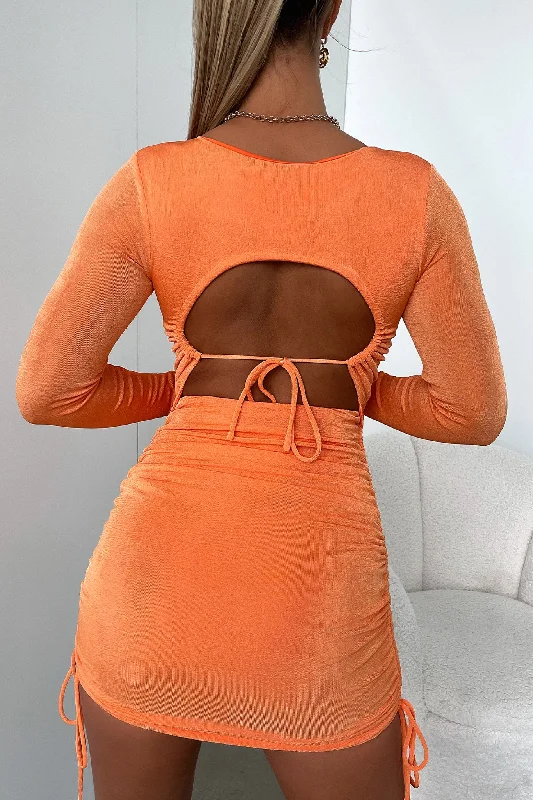 Kashvi Dress - Orange