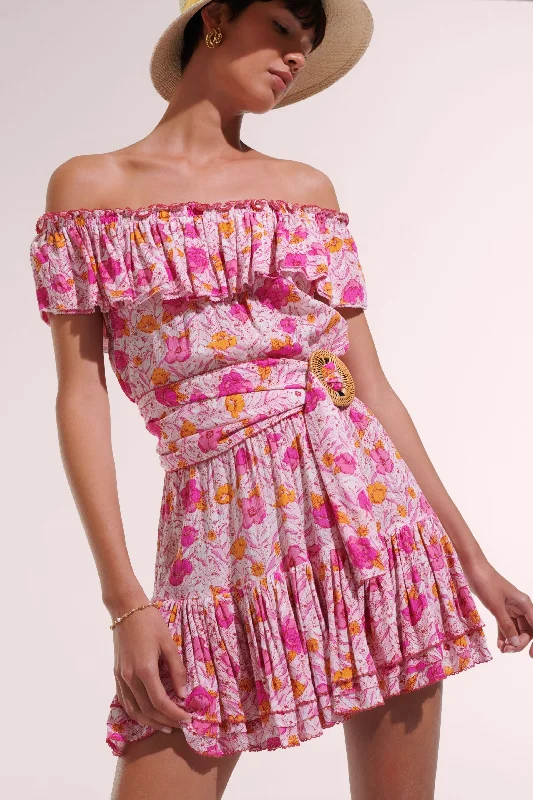 Mini Dress Bella - Pink Petunia