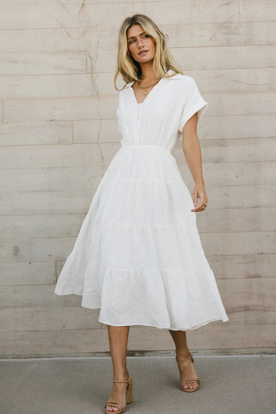 Nadira Tiered Midi Dress - FINAL SALE