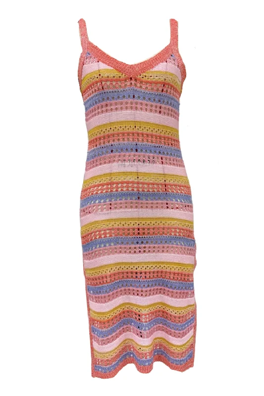 'Nikki' Sleeveless Tie-Straps Knitted Dress (3 Colors)