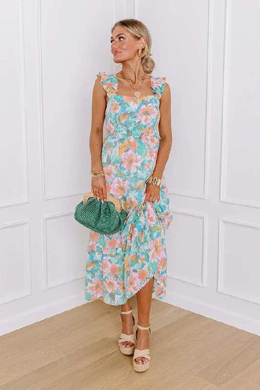 Paradise Bound Floral Midi