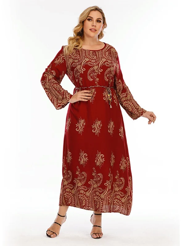 KittenAlarm - Plus Size Oversized Print Longline Dress