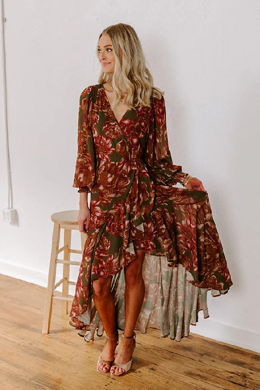 Napa Valley Ready Floral Maxi Dress